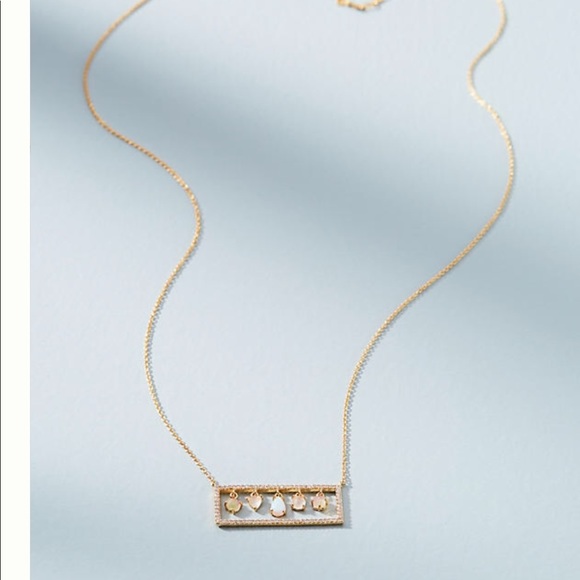 Anthropologie Jewelry - Anthropologi dazzling frame necklace